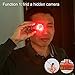 Anti Spy Hidden Camera Detectors Glowiny Camera Finder Anti-Theft Vibration Alarm for Door Window Suitcase Travel Security + A Personal Alarm
