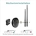Mintime Large Wall Clock Battery Operated DIY Wall Clock for Modern Decorative Living Room/Office
