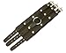 Neptune Giftware Leather Wide Triple Strap Cuff Wrap Gothic Wristband Buckle Fastening