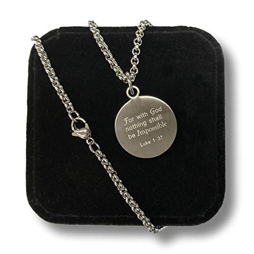 Pendant-Sports-Prayer-Necklace-Crafted-in-Stainless-Steel-with-Luke-137-on-The-Back-Nicely-Presented-in-a-Black-Velvet-Jewelry-Box-Available-in-Baseball-Football-Hockey-Racing-Soccer-Volleyball