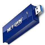 NET-DYN USB Wireless WiFi Adapter,AC1200 Dual Band, 5GHz and 2.4GHZ (867Mbps/300Mbps), Super Strength So You Can Say Bye to Buffering, for PC or Mac, for Desktop or Laptop