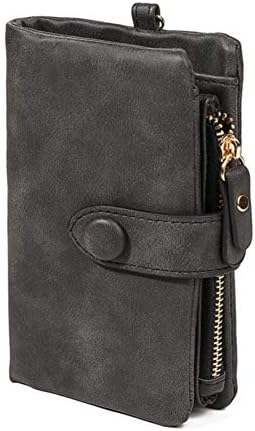 Women Bifold Short/Long Leather Wallet Ladies Trifold Clutch Credit Card Coin Zipper Purse