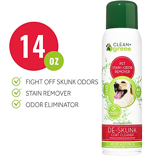 Clean+Green Professional Strength DeSkunk Odor & Pet Stain Remover