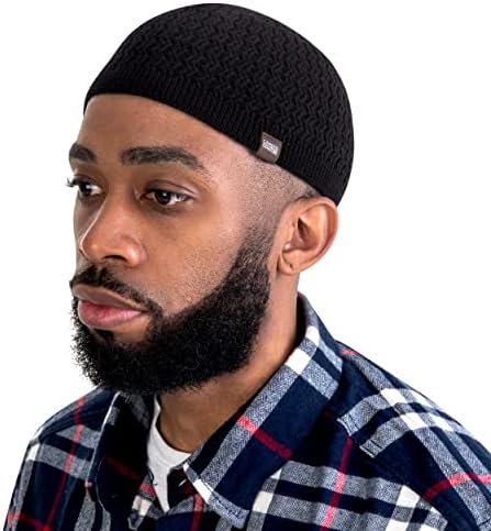 Candid Signature Apparel Skull Caps for Men Women with Zigzag