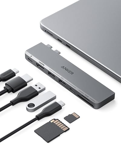 Anker 547 USB-C Hub (7-in-2) mit 4K HDMI Display für MacBook