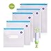 CISNO Sous Vide Bags and 1 Hand Pump for Food Storage & Cooking(5 Bags+1 Pump)
