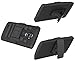 LG G Flex 2 Case, Cimo [Armor Guard] Heavy Duty Shock Absorbing Dual Layer Protection Cover with Kickstand and Locking Belt Swivel Clip for LG G Flex2 (2015) - Black