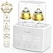 Bottle Warmer, Fast-Heating Baby Bottle Warmer 6 in 1 Function with Touch Panel LCD Fahrenheit Temperature Real-time Display, Accurate Temperature Control