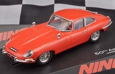 NINCO Ninko 1/32 slot car JAGUAR E-TYPE COUPE -ROAD CAR RED- 50579