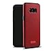Galaxy S8 Plus Case SunRemex Luxury Leather Grain with Full Body Protective and Anti-Scratch and Non-Slip Design Design for Samsung Galaxy S8 Plus(2017) (Dark Red)