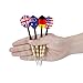 OUTAD 12 PCS Tip Darts with National Flag Flights & 4 Styles - High-grade Aluminum Shafts and Brass Barrels Darts Set
