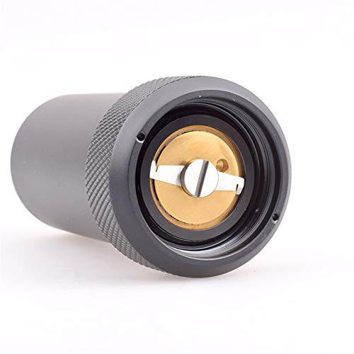 Tragbare manuelle Kaffeemühle 304stainless Stahl Grat Kaffeemühle einstellbar externe Regler (Color : Black) – Bild 4