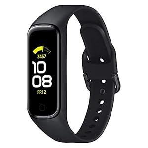 Samsung Galaxy Fit2 fitnesstracker de Fitness met écran Couleur AMOLED 1.1″ – Confortable – Étanche – Jusqu’à 21 Jours d’autonomie – Analyse du Sommeil – Noir