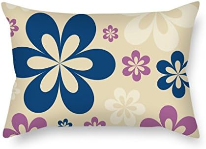 MaSoyy The Flower Cushion Cases Of 18 X 26 Inches / 45 By 65 Cm Decoration Gift For Sofa Husband Kitchen Kids Boys Relatives Divan (double Sides)