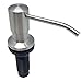 Ultimate KitchenTM - Best Stainless Steel Sink Soap Dispenser (Brushed Nickel) - Large Capacity 17 OZ Bottle - Easy Installation - Well Built and Sturdy - 5 Yr Replacement Warranty