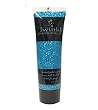 Jacks ONE TUBE Twinkle Mane & Tail Glitter Gel 4 oz Tube Horse Paint Parade Costume Paint Fun Color Sparkles (Blue)