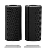 Muscle Masters Double Barbell Bar Grips Dumbbell Thick Big Grips for Weight Lifting Forearm Strengthener Workout Rack