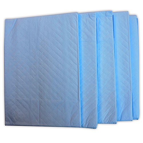 Disposable Highly Absorbent Underpads for Children, Adults and Pets | Non-Woven and Non-Skid Top Sheet | Soft, Diamond Patterned Incontinence Sheet (Pack of five underpads) - Thumbnail 2