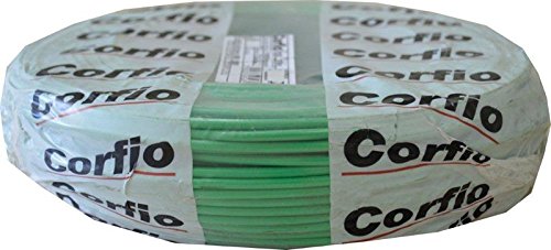 Fio Sólido 6,0 mm Verde Corfio com 100 m
