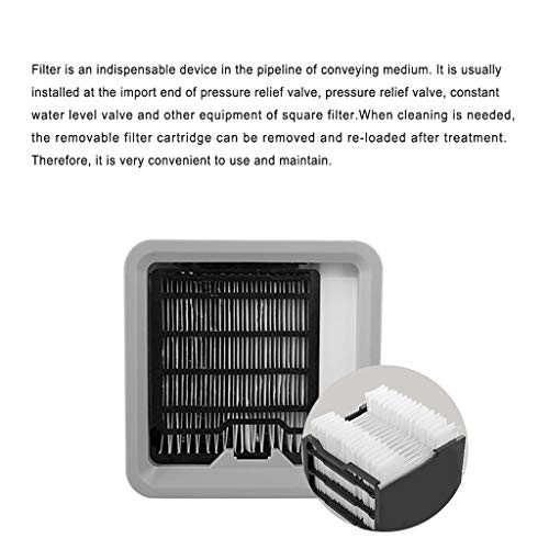 BCDshop 2Pcs Arctic Air Personal Space Cooler Replacement Filte Space Cooler Replace Air Cooler Replacement Filter Humidifier (White) - Thumbnail 4