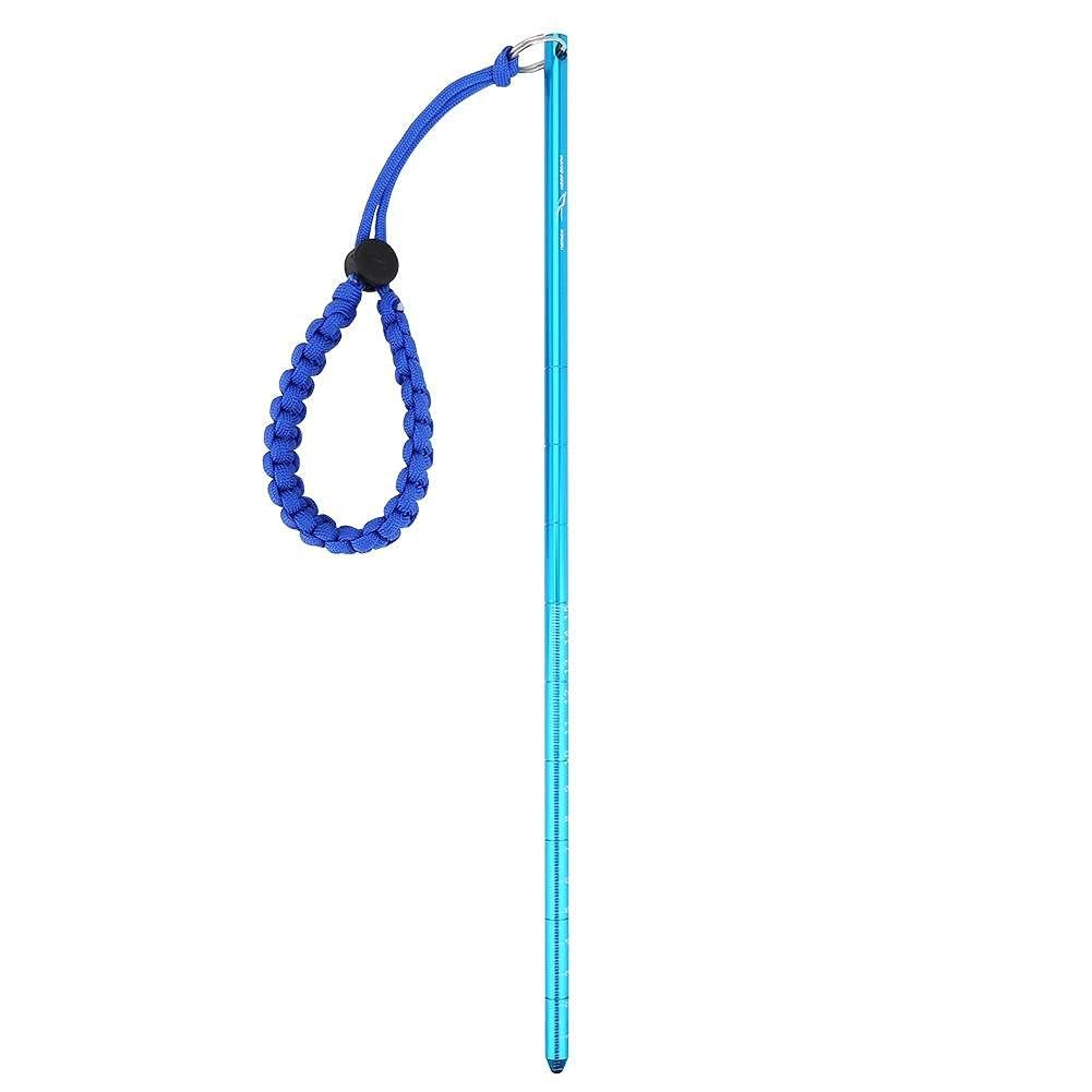 Bnineteenteam Diving Pointer Rod, Scuba Diving Pointer With Parachute Lanyard Ideal for Diving Sport (Blue) Swimming Supplies Water Sports