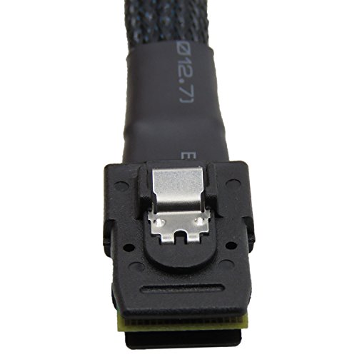 image for CableDeconn 18' Mini SAS 36P SFF-8087 To 4 SATA 7Pin 90 Degrees Target