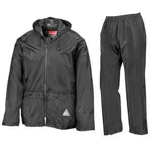 Result Heavyweight Waterproof Jacket/Trouser Suit Adult Windproof Coat/Pants Set