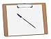 Acrimet Landscape Clipboard Letter Size A4 (13” x 9 1/16”) – Low Profile Clip with Hanging Loop – Durable Hardboard Writing Board – FSC Certified – 6 Pack