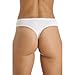 Camille Womens Ladies Micro-Fibre Briefs Control Thong Knickers Underwear White