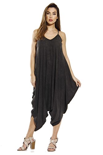 Riviera Sun 21636-CHARDENIM-S Jumpsuit/Jumpsuits for Women
