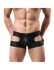 Apparel: Men’s Briefs Bikini Hollow Out Bulge Pouch Shorts Underwear Underpants Black Size M