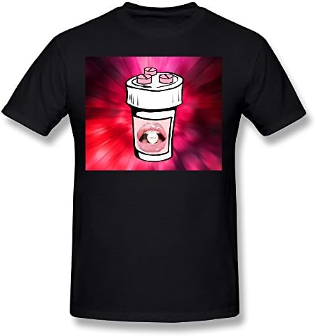 Clipart Pills And Bottle Rock Candy Pink Happy Friday Summer Fashion Pattern Print Tops Crew Neck Shirt