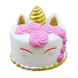 Pressure Release Toy, Elevin(TM) Kawaii Cartoon Cake Squishies Slow Rising Cream Scented Stress Reliever Toys (Purple) (A)