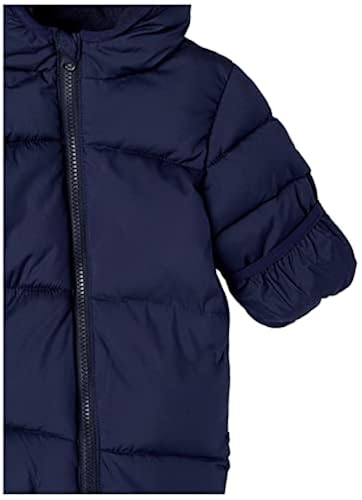 Essentials Unisex Baby Winter Puffer Bunting Suit – Water-Resistant & Hooded For Stroller Walks & Play