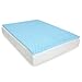 Milliard 2in. Egg Crate Gel Memory Foam Mattress Topper - King, Mattress Pad Provides Great Pressure Relief, Gel Infusion Contributes to a Cooler Night Sleep (King)