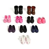 Beverly Hills Doll Collection 10 Pairs Of Shoes Fits 18'' Doll