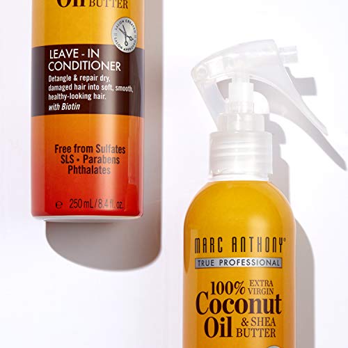 Marc Anthony Coconut Oil & Shea Butter LeaveIn Conditioner, 8.4 Ounces Black Hair Information