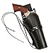 Historical Emporium Standard Right Hand Western Holster Plain Leather, Wild West Single Action Revolver Gun Holster