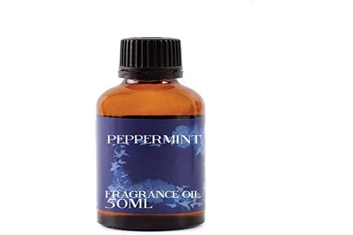 Mystic Moments | Peppermint Fragrance Oil - 50ml - Perfect for Soaps, Candles, Bath Bombs, Oil Burners, Diffusers and Skin & Hair Care Items