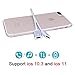 Bland 113 iPhone 7 Plus iOS 10.3 Headphones Jack Charge and Audio Splitter Lightning to Audio Charging Adapter for Earphone
