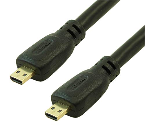 MyCableMart 3ft Micro-HDMI to Micro-HDMI w/Ethernet Male to Male Cable (34AWG)