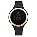 Daisy Fuentes Digital Wrist Watch for Women - Jelly Watch for Women with Silicone Band - Elegant and Sleek Rose Gold Digital Waterproof Watch – Can be Worn as a Dress Watch or as a Sport Watch