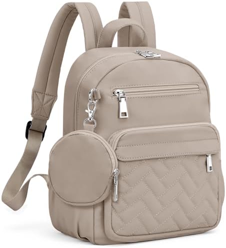 Quilted Small Backpack PU Leather Daypack Purse Women Fashion Amazon.com: KL928 Quilted Small Backpack for Women PU  main image 3