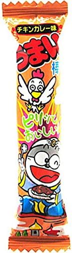 [JAPAN SHOPS] Japanese No.1 Dagashi Snack UMAIBO - CHICKEN CURREY 300 pcs. Made in Japan