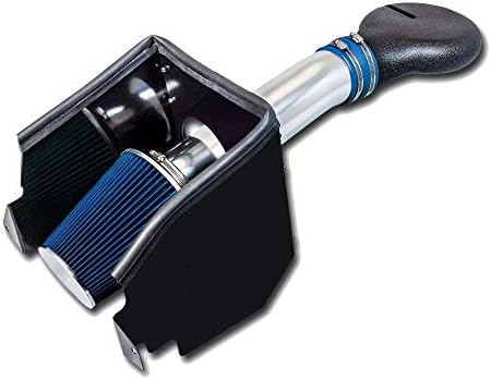 Lizudian 4" V8 5.2/5.9L Heat Shield Cold Air Intake+Filter Fit for 1994 1995 1996 1997 1998 1999 2000 2001 Dodge Ram 1500 2500 Blue