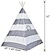 Kids Teepee Tent for Kids, No Toxic Chemicals Added, w/Carrying Case, Kid Teepee Tent for Boys & Girls, Large Enough Tipi Tents for Adults Toddler Baby Boy Adult Children, Childs Indoor Reading Nook