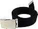 90 inch Black Canvas Militarry Army Web Belt Black Buckle 3xL 4XL 5XL Adjustable
