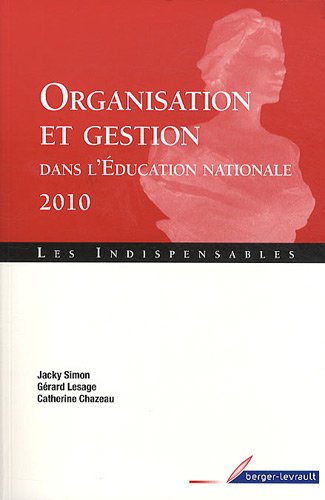 Organisation et gestion de l'Éducation nationale