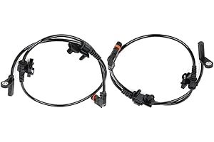 AINTIER 2PCS Left+Right+Front ABS wheel Speed Sensor Fit for 2005-2010 for Chrysler 300 2006 2007 2008 2009 2010 for Dodge Charger 2008 2009 2010 for Dodge Challenger 2005-2008 for Dodge Magnum
