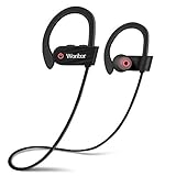 Wonbor Bluetooth Headphones, Wireless Headphones Bluetooth Earbuds 4.1 Sport Headset, IPX7 Sweatproof Stereo Earphones with Mic for Workout Gym